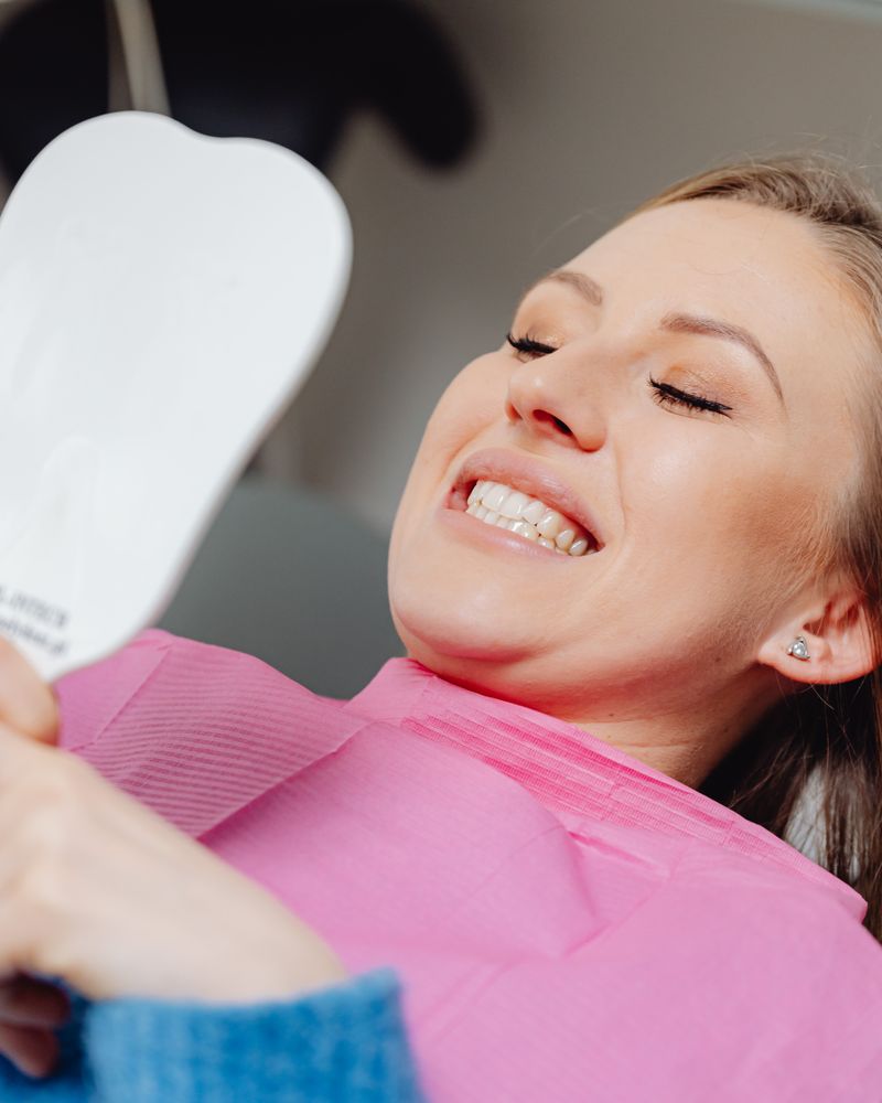Professional teeth whitening treatment at Mashallah Smiles